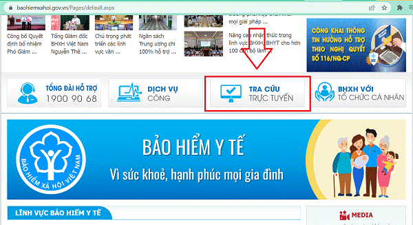 Tra cứu giá trị BHYT theo số Căn cước công dân